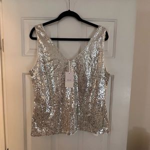 Grace Karin sequined tank